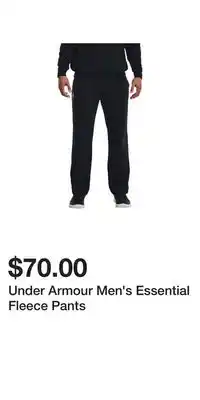 Sport Chek Under Armour Men's Essential Fleece Pants offer