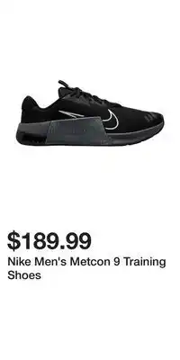 Sport Chek Nike Men's Metcon 9 Training Shoes offer