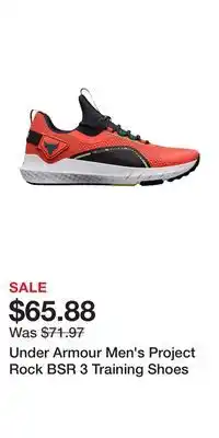 Sport Chek Under Armour Men's Project Rock BSR 3 Training Shoes offer