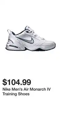 Sport Chek Nike Men's Air Monarch IV Training Shoes offer