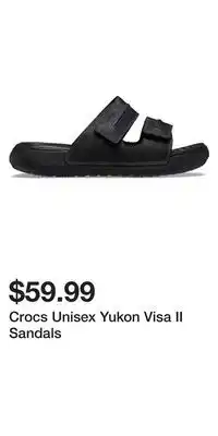 Sport Chek Crocs Unisex Yukon Visa II Sandals offer