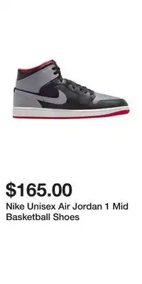 Sport Chek Nike Unisex Air Jordan 1 Mid Basketball Shoes offer