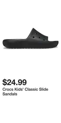 Sport Chek Crocs Kids' Classic Slide Sandals offer