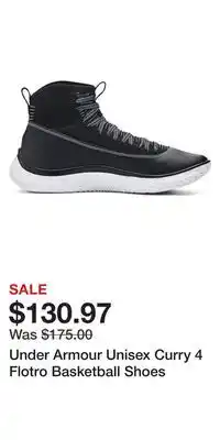 Sport Chek Under Armour Unisex Curry 4 Flotro Basketball Shoes offer