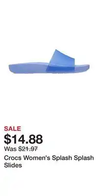 Sport Chek Crocs Women's Splash Splash Slides offer