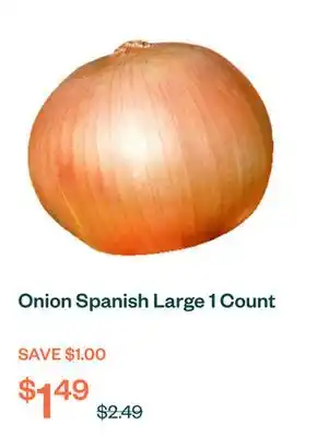 Voilà Onion Spanish Large 1 Count offer