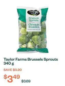 Voilà Taylor Farms Brussels Sprouts 340 g offer