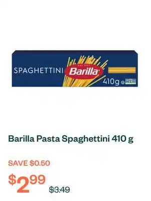 Voilà Barilla Pasta Spaghettini 410 g offer