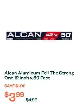 Voilà Alcan Aluminum Foil The Strong One 12 Inch x 50 Feet offer