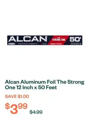 Voilà Alcan Aluminum Foil The Strong One 12 Inch x 50 Feet offer