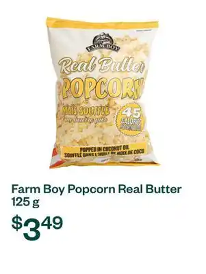 Voilà Farm Boy Popcorn Real Butter 125 g offer