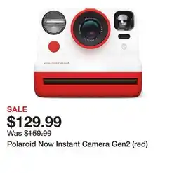 TSC Stores Polaroid Now Instant Camera Gen2 (red) offer