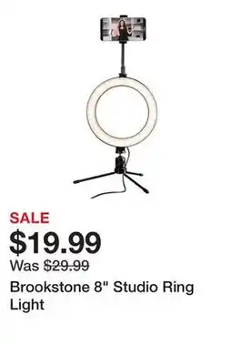 TSC Stores Brookstone 8 Studio Ring Light offer