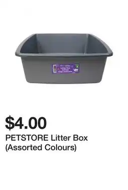 Dollarama PETSTORE Litter Box (Assorted Colours) offer