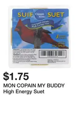 Dollarama MON COPAIN MY BUDDY High Energy Suet offer