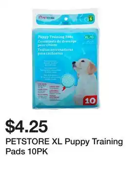 Dollarama PETSTORE XL Puppy Training Pads 10PK offer