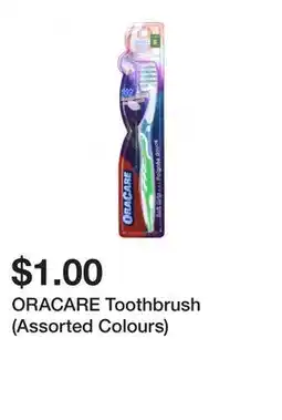 Dollarama ORACARE Toothbrush (Assorted Colours) offer