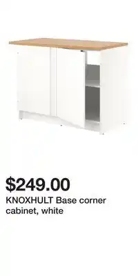 IKEA KNOXHULT Base corner cabinet, white offer