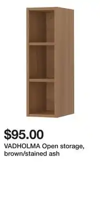 IKEA VADHOLMA Open storage, brown/stained ash offer