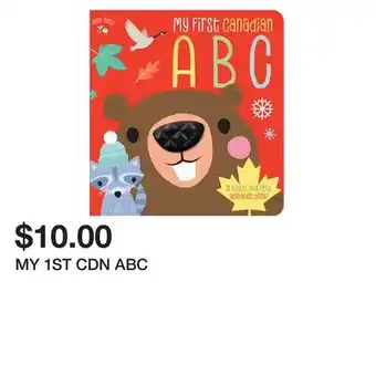 Chapters Indigo MY 1ST CDN ABC offer