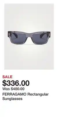 Holt Renfrew FERRAGAMO Rectangular Sunglasses offer