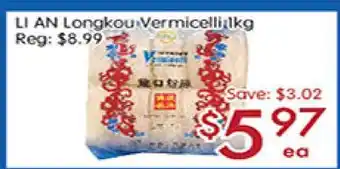 Sunny Food Mart LI AN Longkou Vermicelli offer