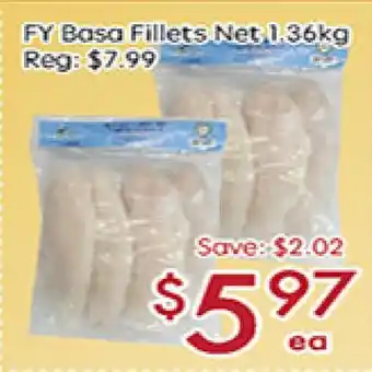 Sunny Food Mart FY Basa Fillets Net offer