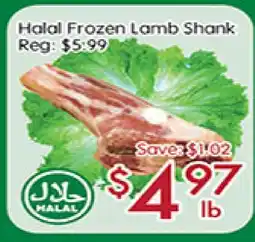 Sunny Food Mart Halal Frozen Lamb Shank offer