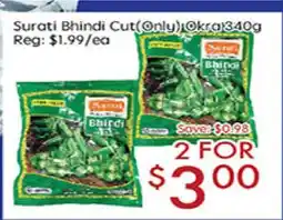 Sunny Food Mart Surati Bhindi Cut(Only) Okra offer