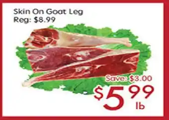 Sunny Food Mart Skin On Goat Leg offer