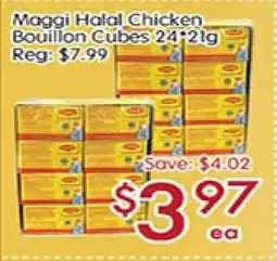 Sunny Food Mart Maggi Halal Chicken Bouillon Cubes offer