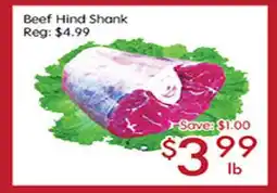 Sunny Food Mart Beef Hind Shank offer