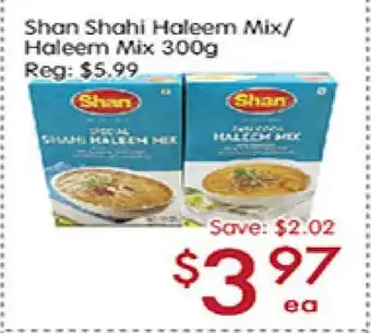 Sunny Food Mart Shan Shahi Haleem Mix/Haleem Mix offer