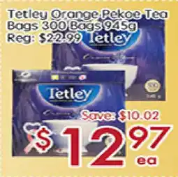 Sunny Food Mart Tetley Orange Pekoe Tea Bags offer