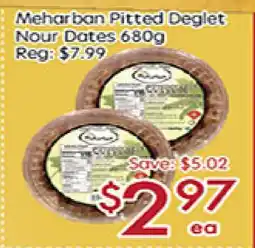 Sunny Food Mart Meharban Pitted Deglet Nour Dates offer