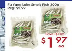 Sunny Food Mart Fu Yang Lake Smelt Fish offer