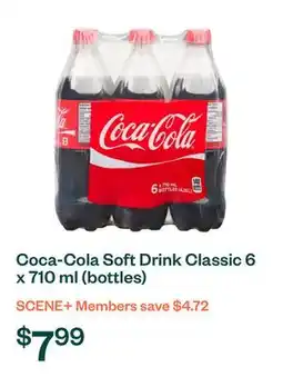 Voilà Coca-Cola Soft Drink Classic 6 x 710 ml (bottles) offer