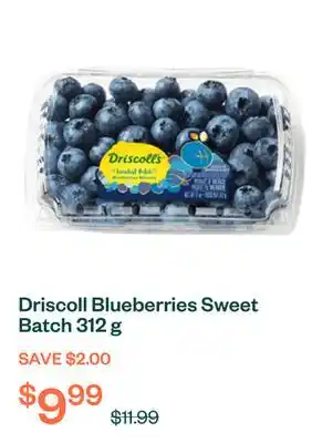 Voilà Driscoll Blueberries Sweet Batch 312 g offer