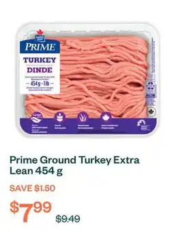 Voilà Prime Ground Turkey Extra Lean 454 g offer