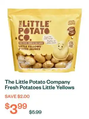 Voilà The Little Potato Company Fresh Potatoes Little Yellows 680 g offer