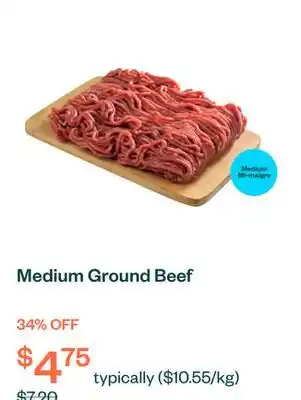 Voilà Medium Ground Beef offer