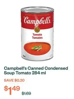 Voilà Campbell's Canned Condensed Soup Tomato 284 ml offer