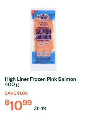 Voilà High Liner Frozen Pink Salmon 400 g offer