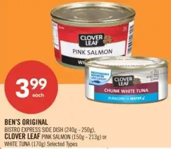 Shoppers Drug Mart Ben's original and Clover Leaf offer