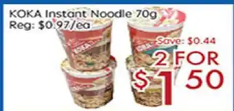 Sunny Food Mart KOKA Instant Noodle offer