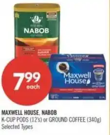 Shoppers Drug Mart Maxwell house or Nabob offer