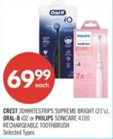 Shoppers Drug Mart Crest or Oral-B and Philips offer