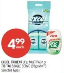 Shoppers Drug Mart Excel trident and Tic Tac offer