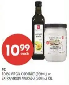 Shoppers Drug Mart PC 100% virgin coconut offer