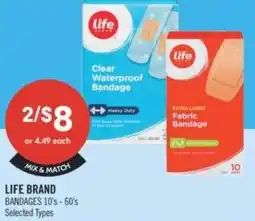 Shoppers Drug Mart Life Brand bandages offer